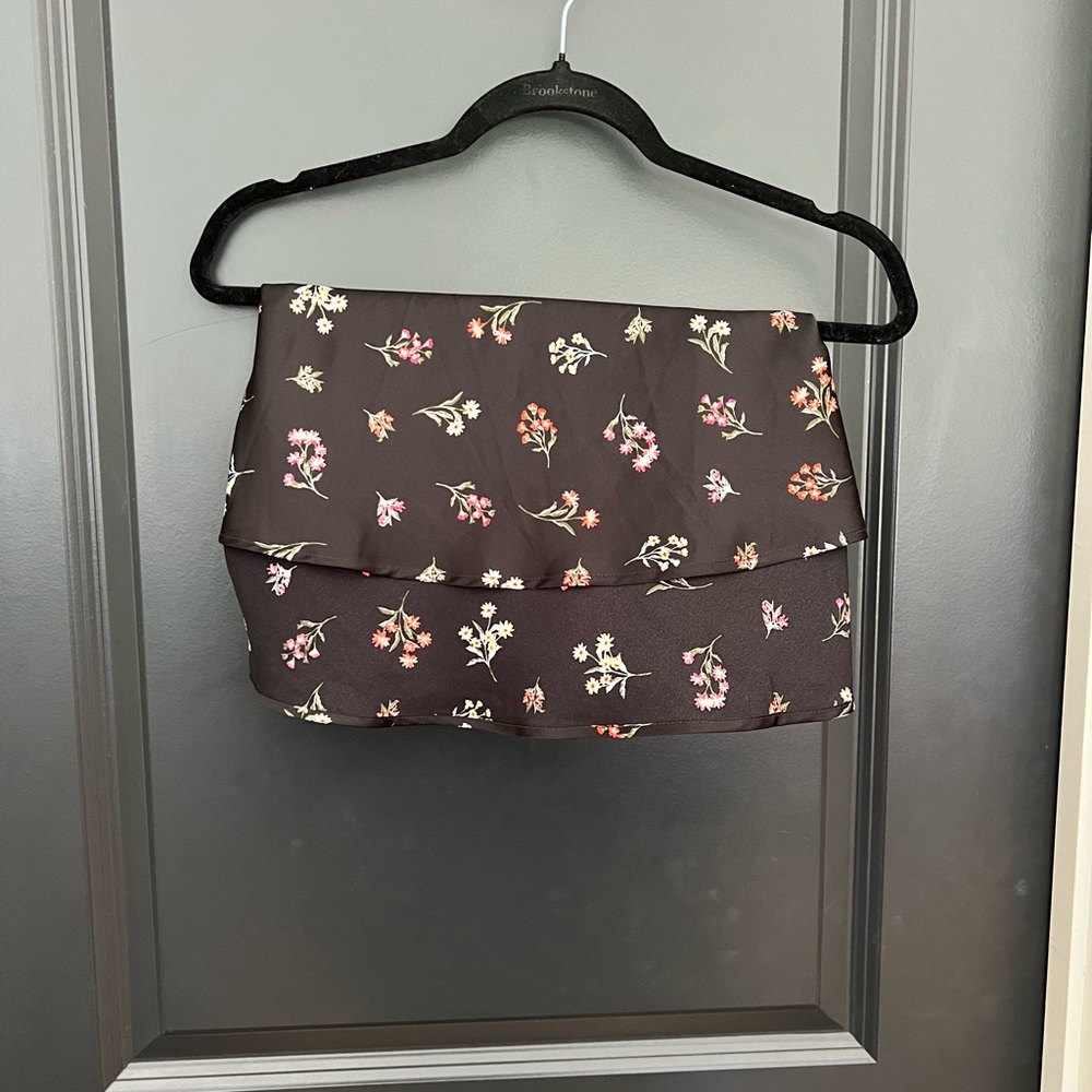 Floral Mini Skirt | Brand: No Boundaries